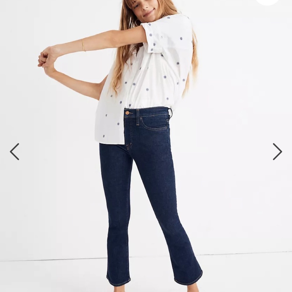 Madewell Cali Demi-Boot Jeans in Lucille Wash